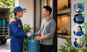 Cửa hàng gas chính hãng với đầy đủ chứng nhận an toàn