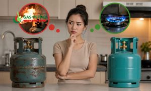 Khách hàng tìm hiểu có nên mua gas giá rẻ hay không