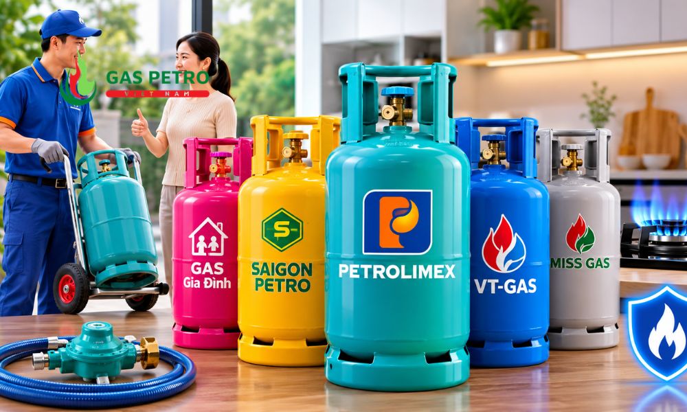Giá đổi bình gas 12kg mới nhất tại các đại lý gas chính hãng hiện nay