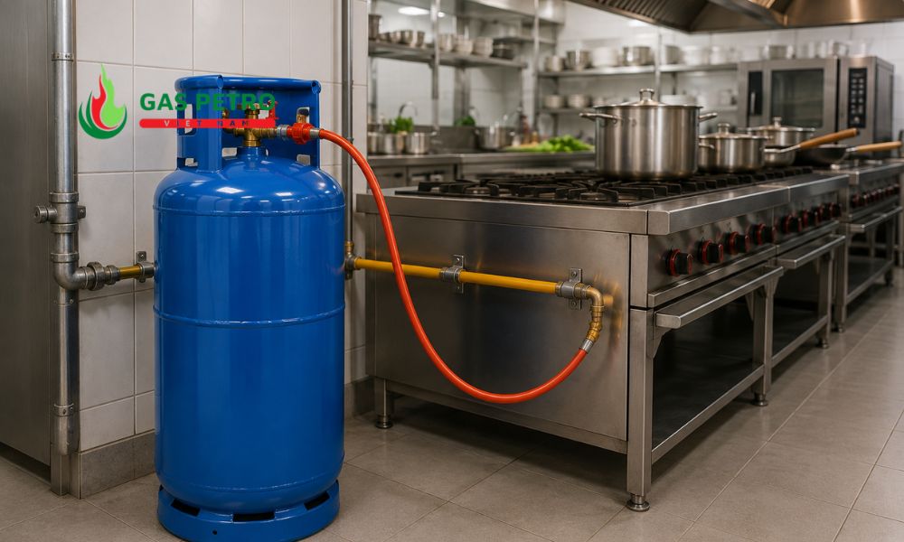 Nên dùng bình gas 12kg hay 45kg để hạn chế tần suất thay gas trong quá trình sử dụng