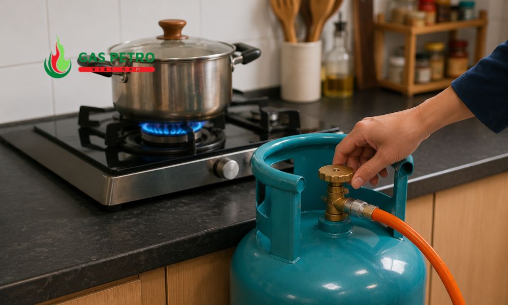 Thực hiện đúng quy trình an toàn giúp hạn chế sai lầm khi sử dụng gas trong gia đình