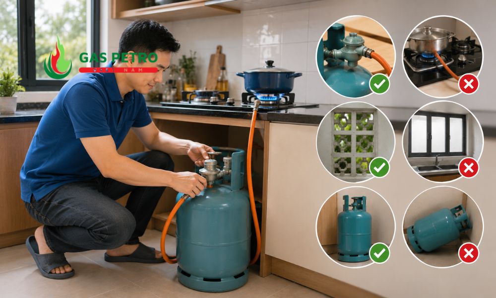 Kiểm tra và bảo dưỡng hệ thống gas định kỳ