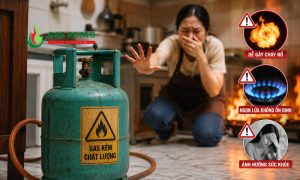 Nguy hiểm khi sử dụng gas kém chất lượng